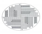 free mandala to color new york buildings 